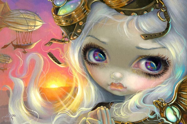 Hot Air Balloons: Windswept by Jasmine Becket-Griffith