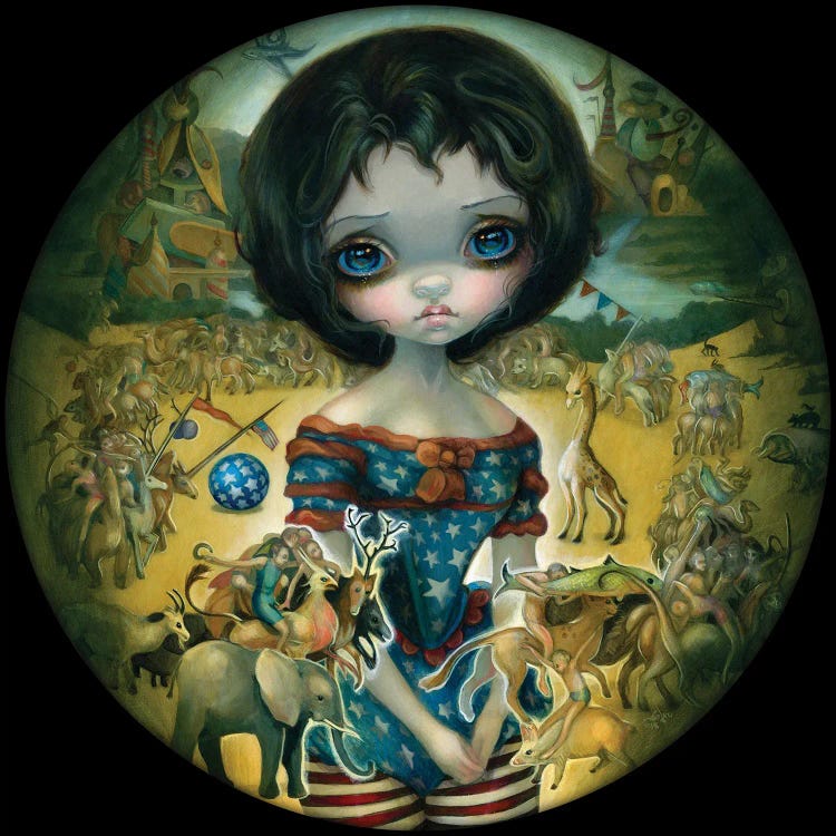 Bosch Circus by Jasmine Becket-Griffith wall art