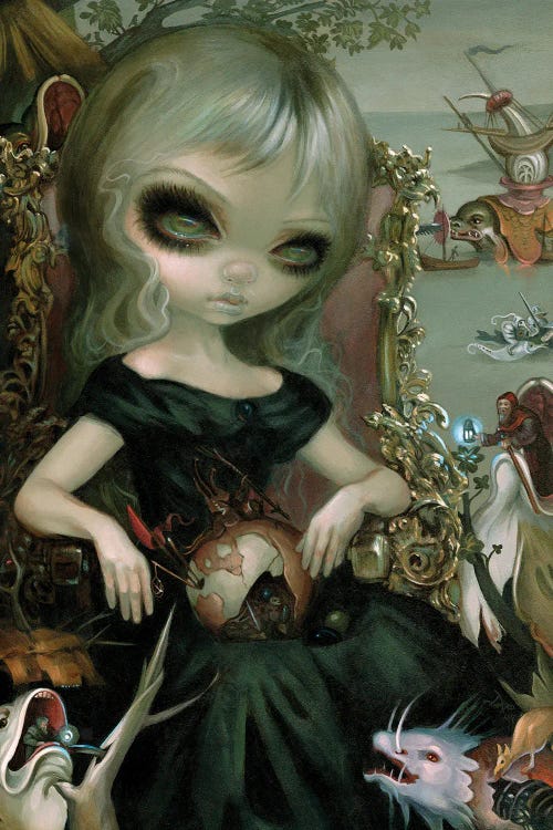 Bosch Princess by Jasmine Becket-Griffith wall art