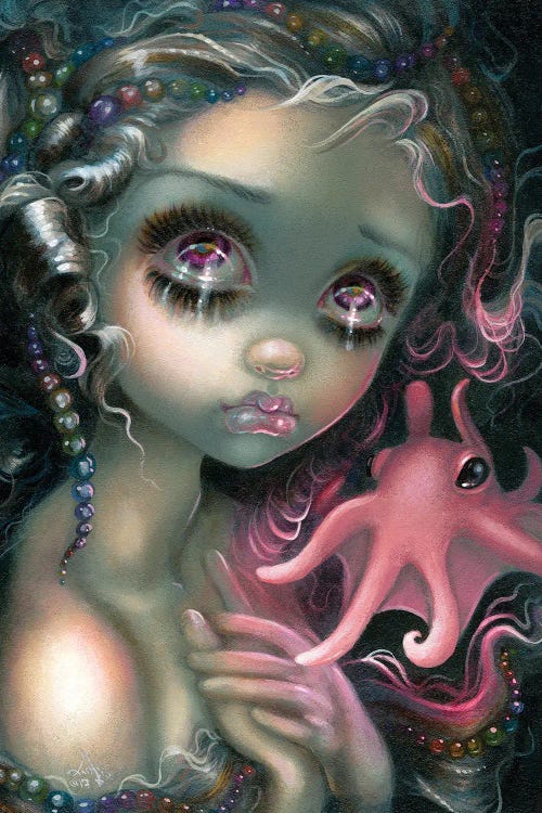 Dumbo Octopus Mermaid by Jasmine Becket-Griffith wall art