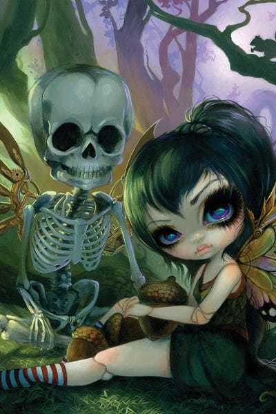 Skeletons: Eve And Rib by Jasmine Becket-Griffith