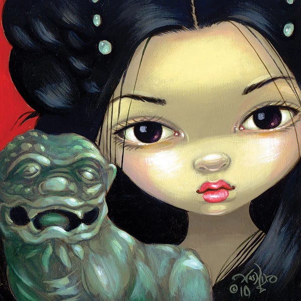 Chinese Décor: Faces Of Faery CIX by Jasmine Becket-Griffith