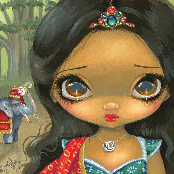 Crowns: Faces Of Faery CXCII by Jasmine Becket-Griffith