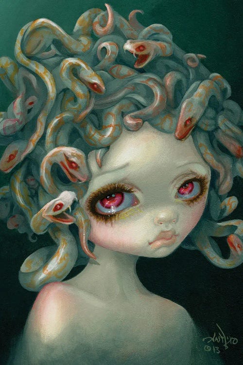 Pale Medusa by Jasmine Becket-Griffith wall art