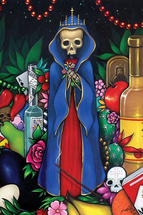 Santa Muerte by Jasmine Becket-Griffith wall art