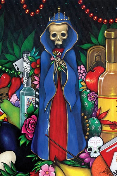 Crowns: Santa Muerte by Jasmine Becket-Griffith