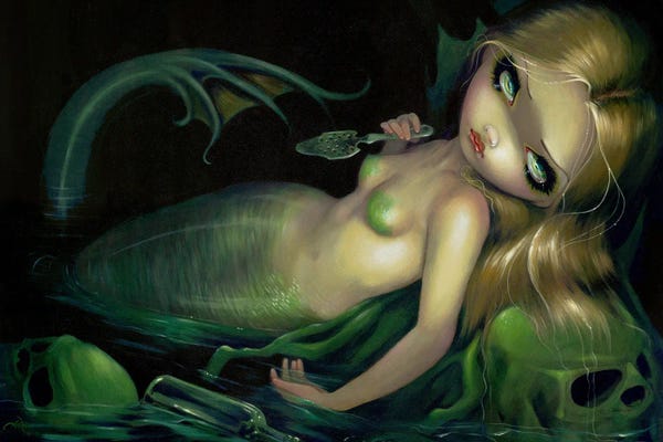 Mermaids: Absinthe Mermaid by Jasmine Becket-Griffith
