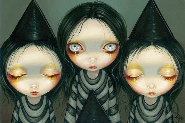 Witches: Three Witchy Sisters by Jasmine Becket-Griffith