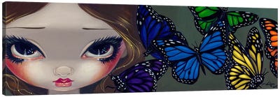 A Rainbow Of Butterflies Canvas Art Print - Jasmine Becket-Griffith