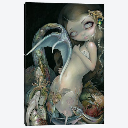 Arcimboldo Mermaid Canvas Print #JGF23} by Jasmine Becket-Griffith Canvas Print