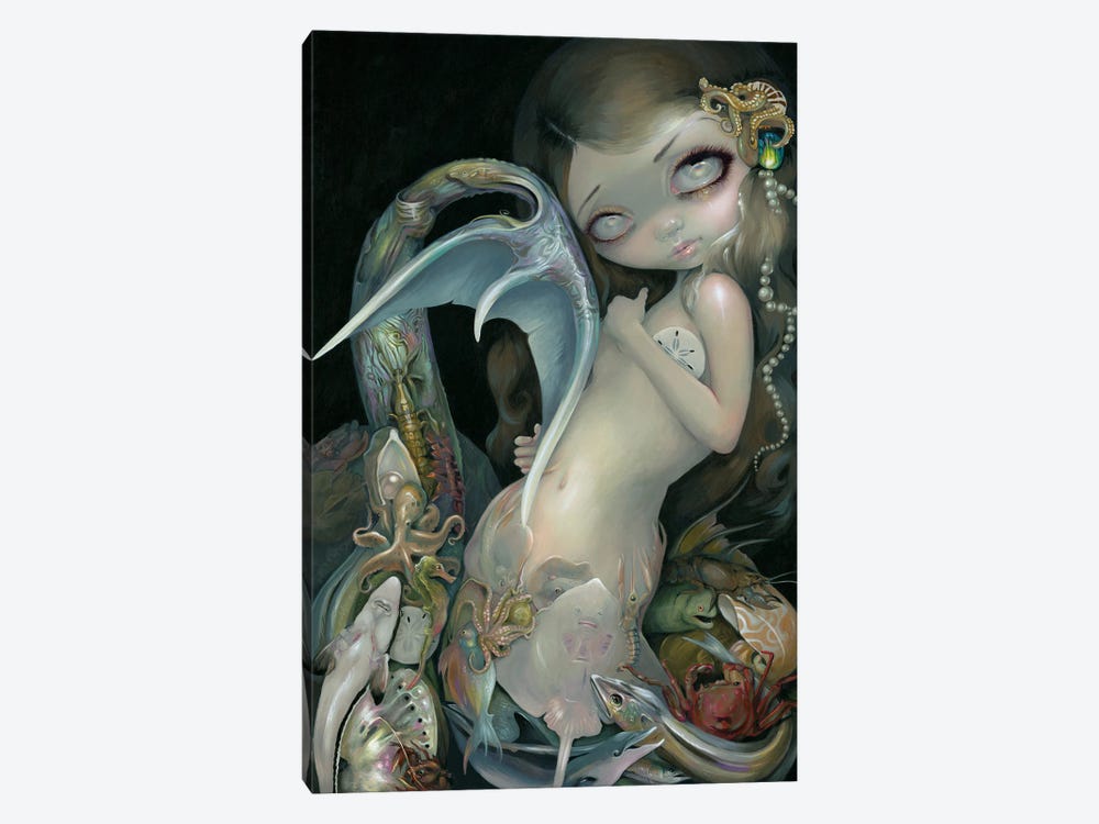 Arcimboldo Mermaid by Jasmine Becket-Griffith 1-piece Canvas Artwork