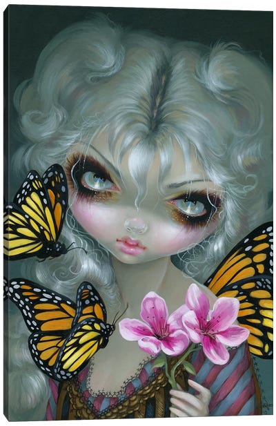 Attracting Butterflies Canvas Art Print - Jasmine Becket-Griffith