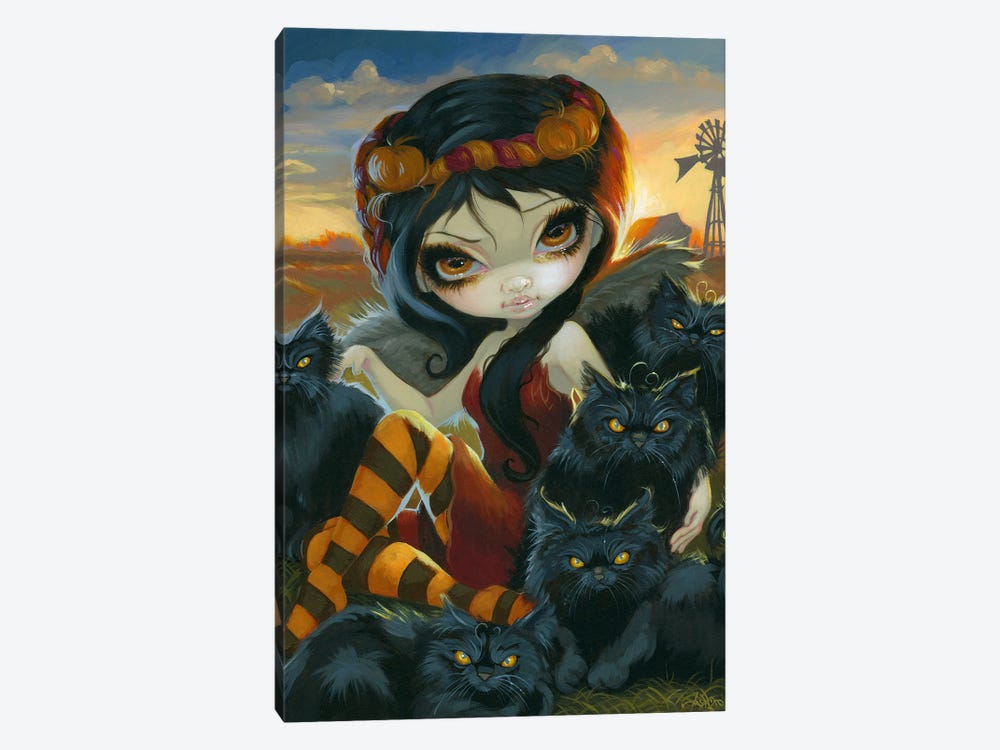 Autumn Kitties by Jasmine Becket-Griffith 1-piece Canvas Print