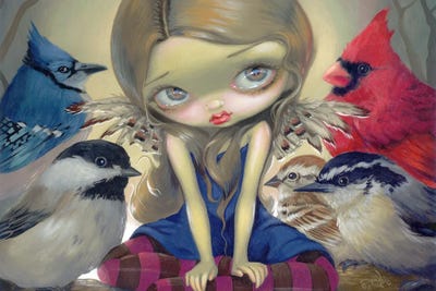Backyard Birds by Jasmine Becket-Griffith canvas print