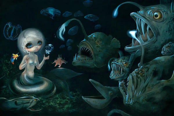 Mermaids: Abyssal Mermaid by Jasmine Becket-Griffith