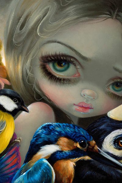 Birdsong I by Jasmine Becket-Griffith metal wall art