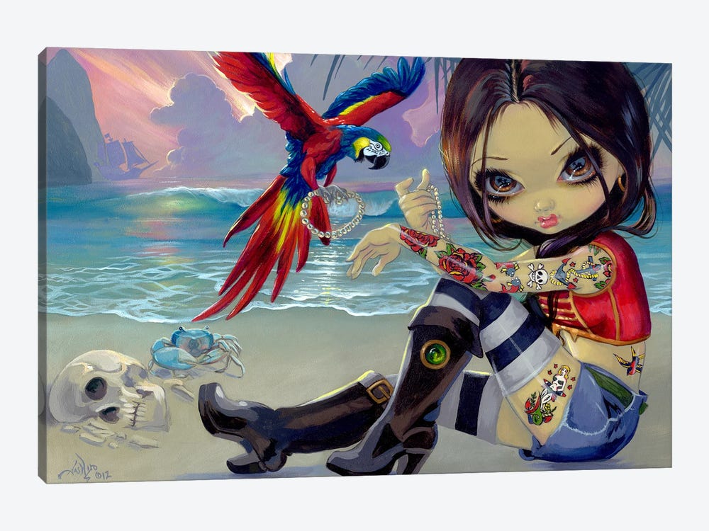 Bootstrap Betsy by Jasmine Becket-Griffith 1-piece Canvas Wall Art