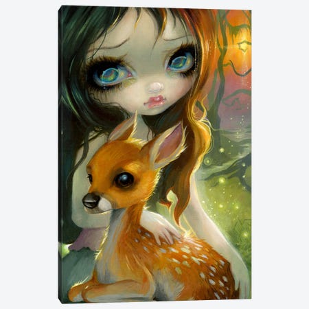 Brother And Sister Canvas Print #JGF38} by Jasmine Becket-Griffith Canvas Artwork