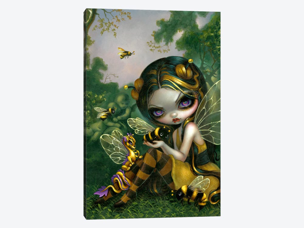 Bumble Bee Dragonling by Jasmine Becket-Griffith 1-piece Art Print