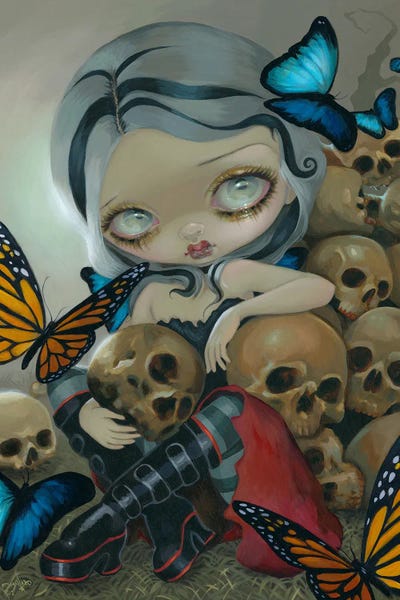 Skulls: Butterflies And Bones by Jasmine Becket-Griffith