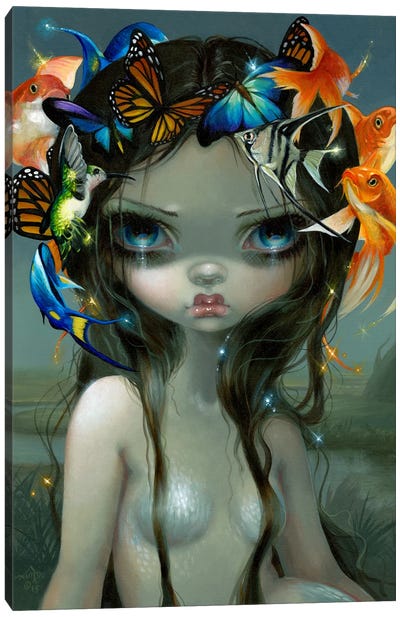 Crown Of Air And Water Canvas Art Print - Jasmine Becket-Griffith