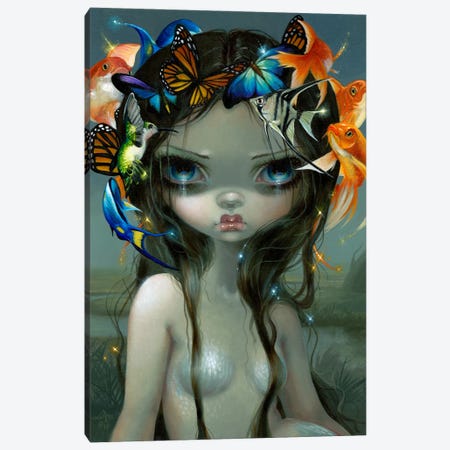 Crown Of Air And Water Canvas Print #JGF45} by Jasmine Becket-Griffith Canvas Wall Art