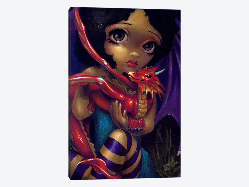 Darling Dragonling I by Jasmine Becket-Griffith 1-piece Canvas Art Print