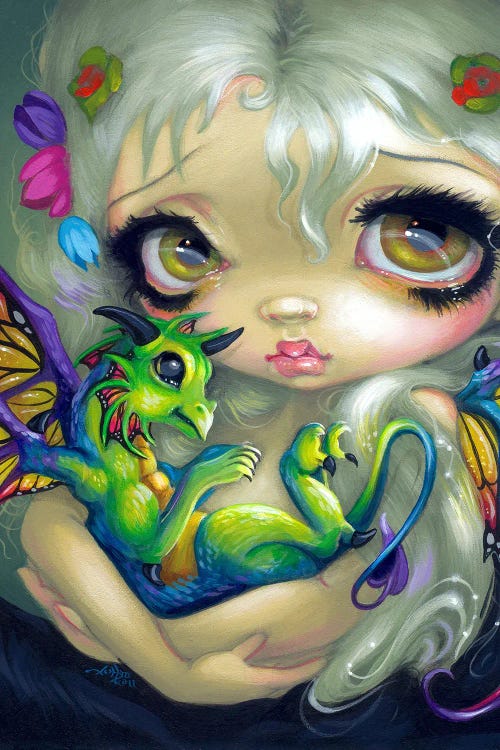 Darling Dragonling IV by Jasmine Becket-Griffith wall art