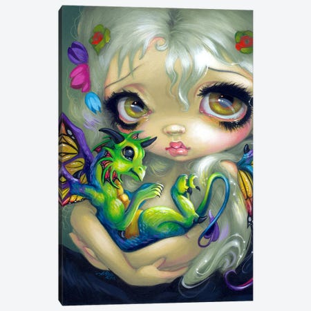 Darling Dragonling IV Canvas Print #JGF49} by Jasmine Becket-Griffith Art Print