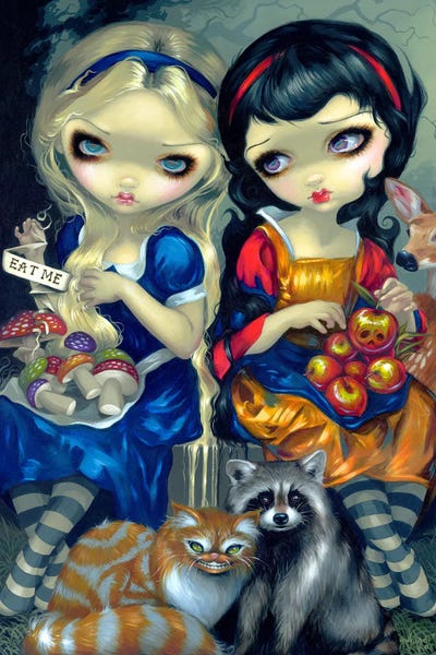 Fictional Characters: Alice And Snow White by Jasmine Becket-Griffith