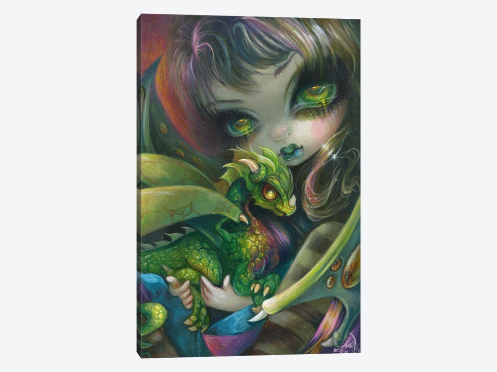 Darling Dragonling VI by Jasmine Becket-Griffith 1-piece Canvas Art Print