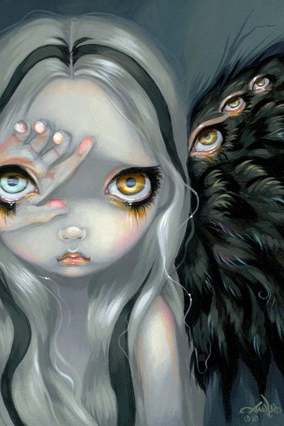 Divine Hand by Jasmine Becket-Griffith metal wall art