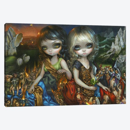 Dress Of Sinners Dress Of Saints Canvas Print #JGF61} by Jasmine Becket-Griffith Canvas Print