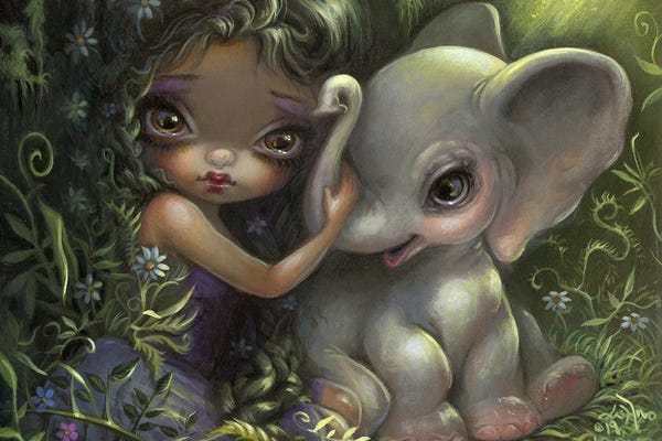 Fairies: Elephant Friend by Jasmine Becket-Griffith