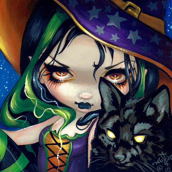 Witches: Faces Of Faery CXIV by Jasmine Becket-Griffith