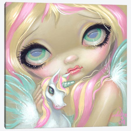 Faces Of Faery CLXXVIII Canvas Print #JGF67} by Jasmine Becket-Griffith Canvas Artwork