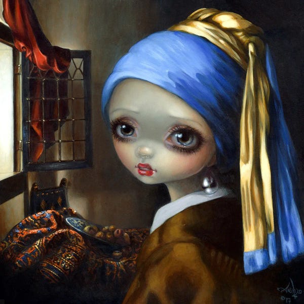 Girl With A Pearl Earring: Girl With A Pearl Earring by Jasmine Becket-Griffith