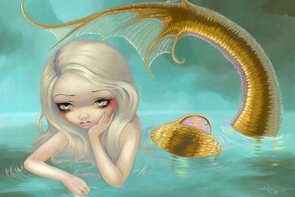 Mermaids: Golden Mermaid by Jasmine Becket-Griffith
