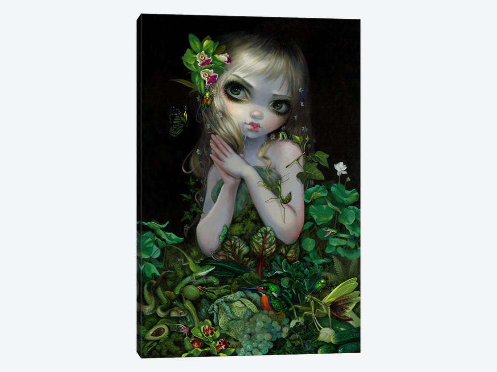 Green Goddess by Jasmine Becket-Griffith 1-piece Canvas Artwork