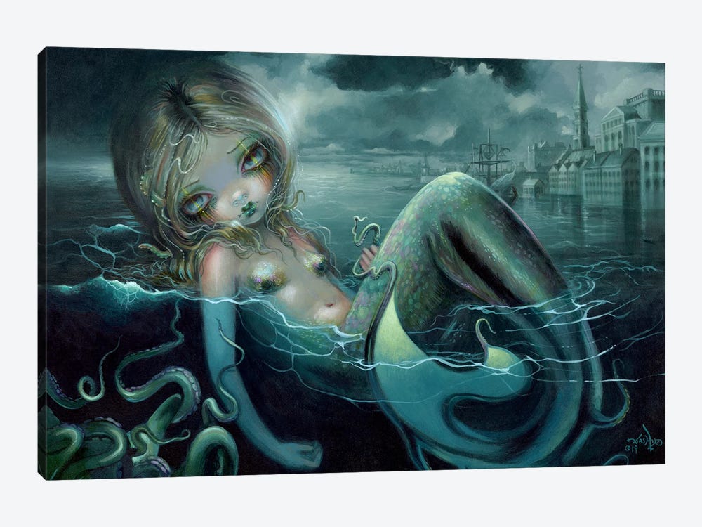 Innsmouth Mermaid by Jasmine Becket-Griffith 1-piece Canvas Print