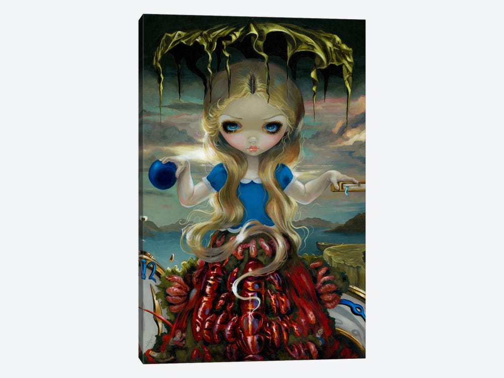 Alice In A Dali Dress by Jasmine Becket-Griffith 1-piece Canvas Artwork