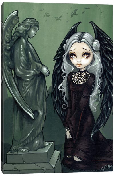 Angels Of Highgate Canvas Art Print - Jasmine Becket-Griffith