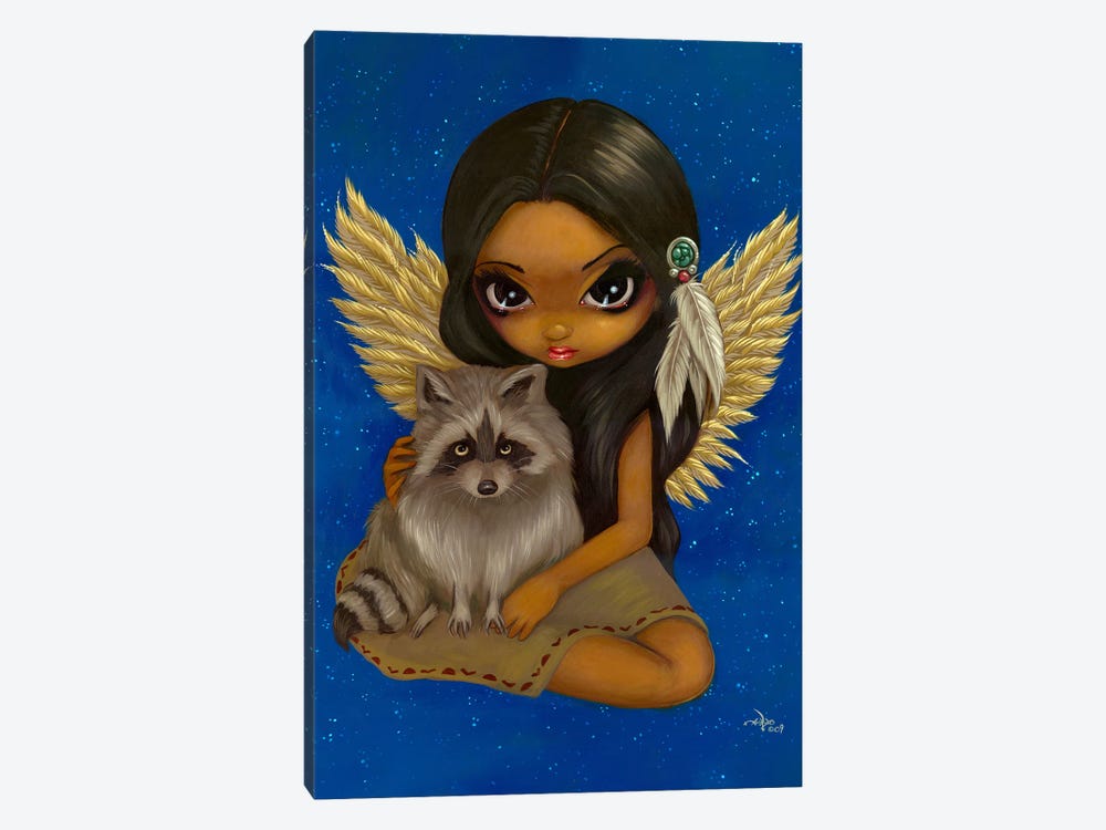 Brother Raccoon by Jasmine Becket-Griffith 1-piece Canvas Print