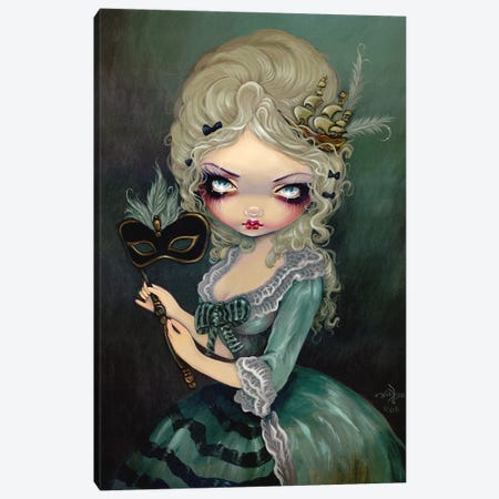 Marie Masquerade Canvas Print #JGF92} by Jasmine Becket-Griffith Canvas Wall Art