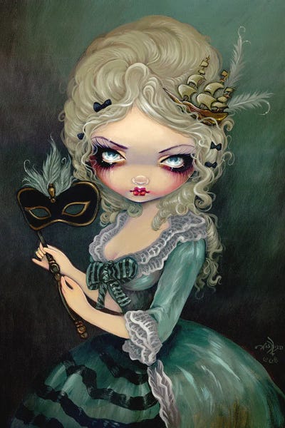 Pop Surrealism & Lowbrow: Marie Masquerade by Jasmine Becket-Griffith