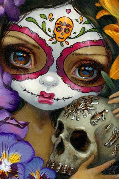 Latin Décor: Milagros La Calavera by Jasmine Becket-Griffith