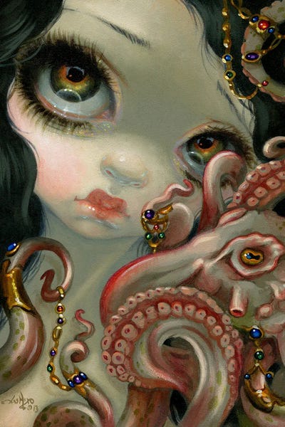 Octopi: Jeweled Octopus by Jasmine Becket-Griffith