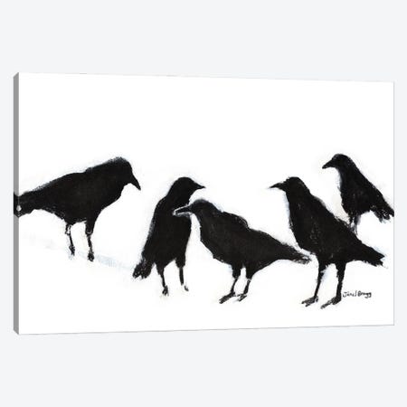 A Conspiracy Of Ravens II Canvas Print #JGG1} by Janel Bragg Canvas Print