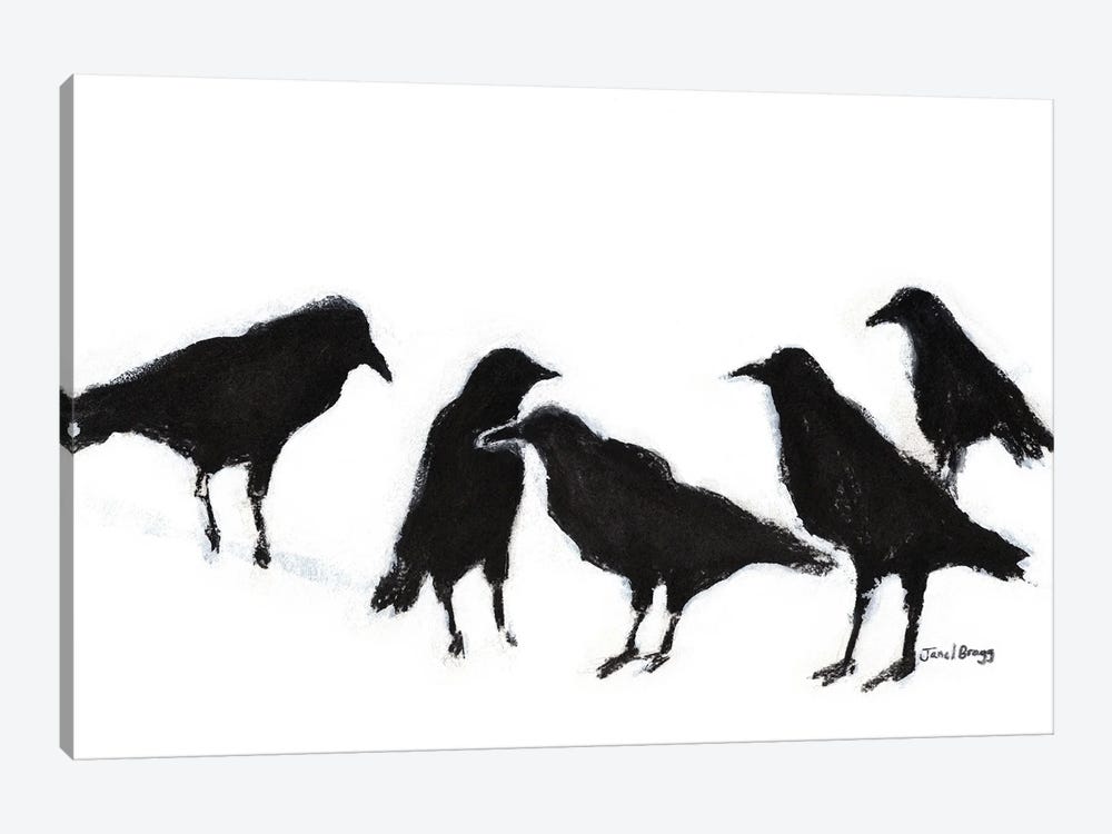 A Conspiracy Of Ravens II by Janel Bragg 1-piece Canvas Print