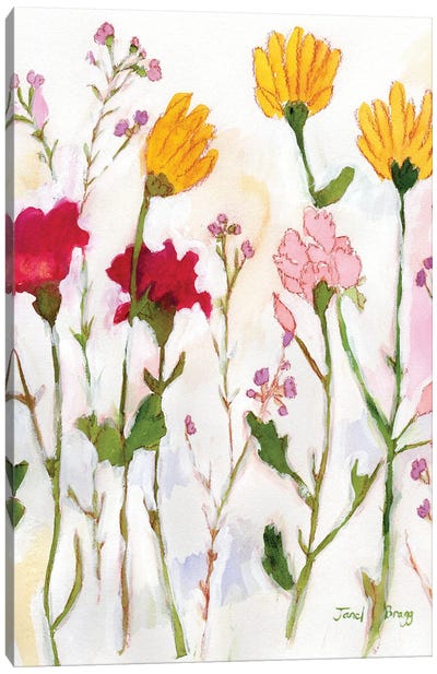 Flowers From Sheeley's Canvas Art Print - Minimalist Flowers